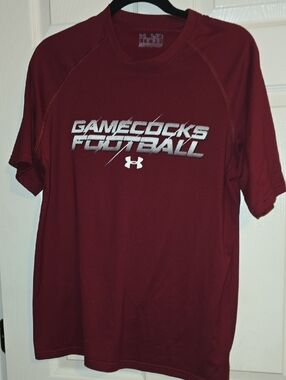 Under Armour Maroon Gamecocks Football Tee